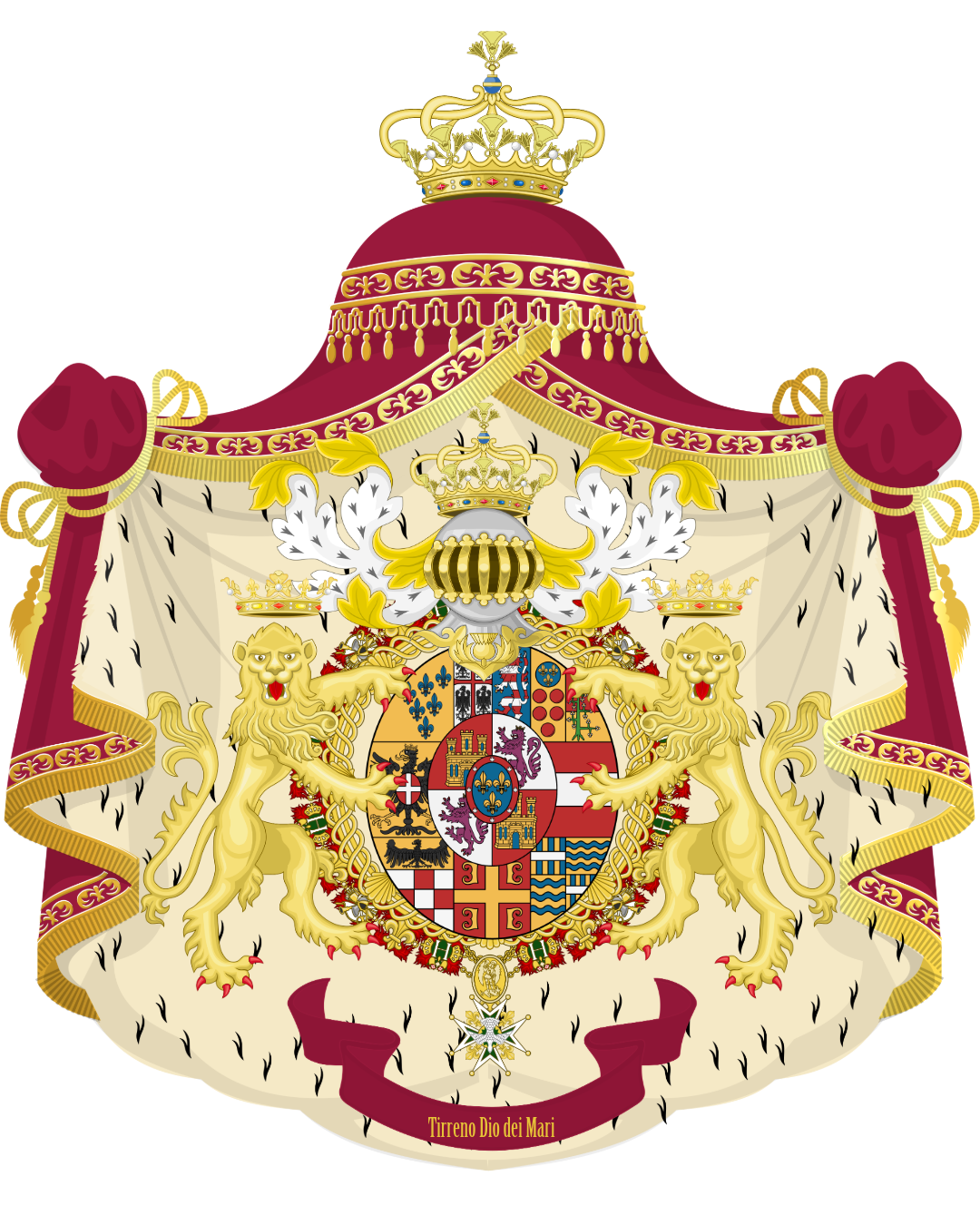 Stemma di Carlo Saverio di Borbone-Parma (Carlos Xavier)